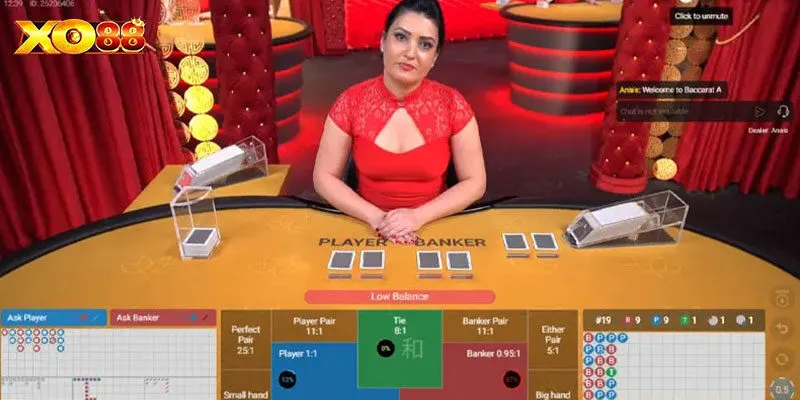 Quy luật và cách chơi live Baccarat